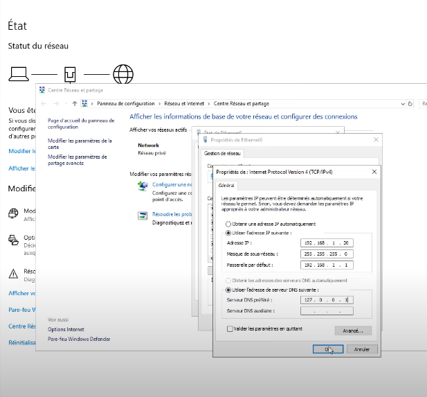 Configuration IP